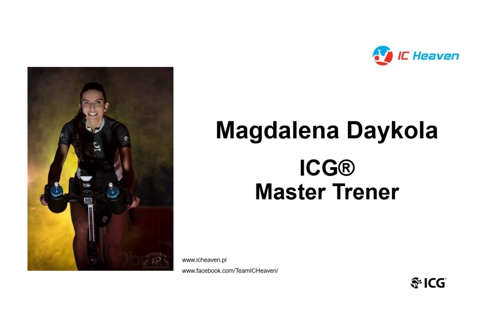 Magdalena Daykola - nowym ICG Master Trenerem